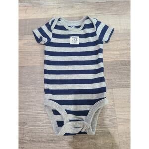 Child of mine by carters 0-3 months striped one piece